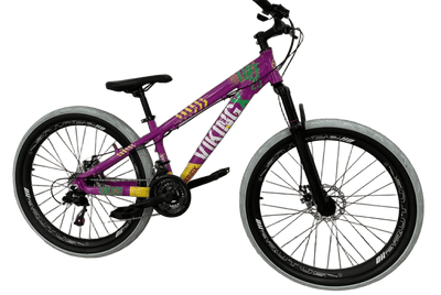 Bicicleta 26 Viking-X Tuff 30  Roxo/Amarelo