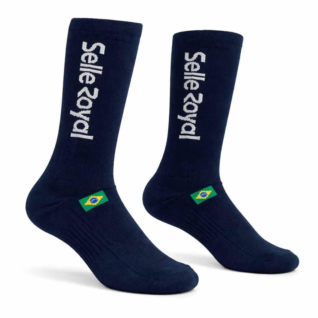 MEIA SELLE ROYAL AZUL (POLIAMIDA E ELASTANO)ROYAL CICLO