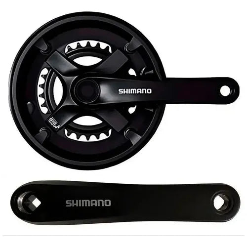 PEDIVELA SHIMANO TOURNEY FC-TY501 6/7/8V (46X30) 175MM - PRETO