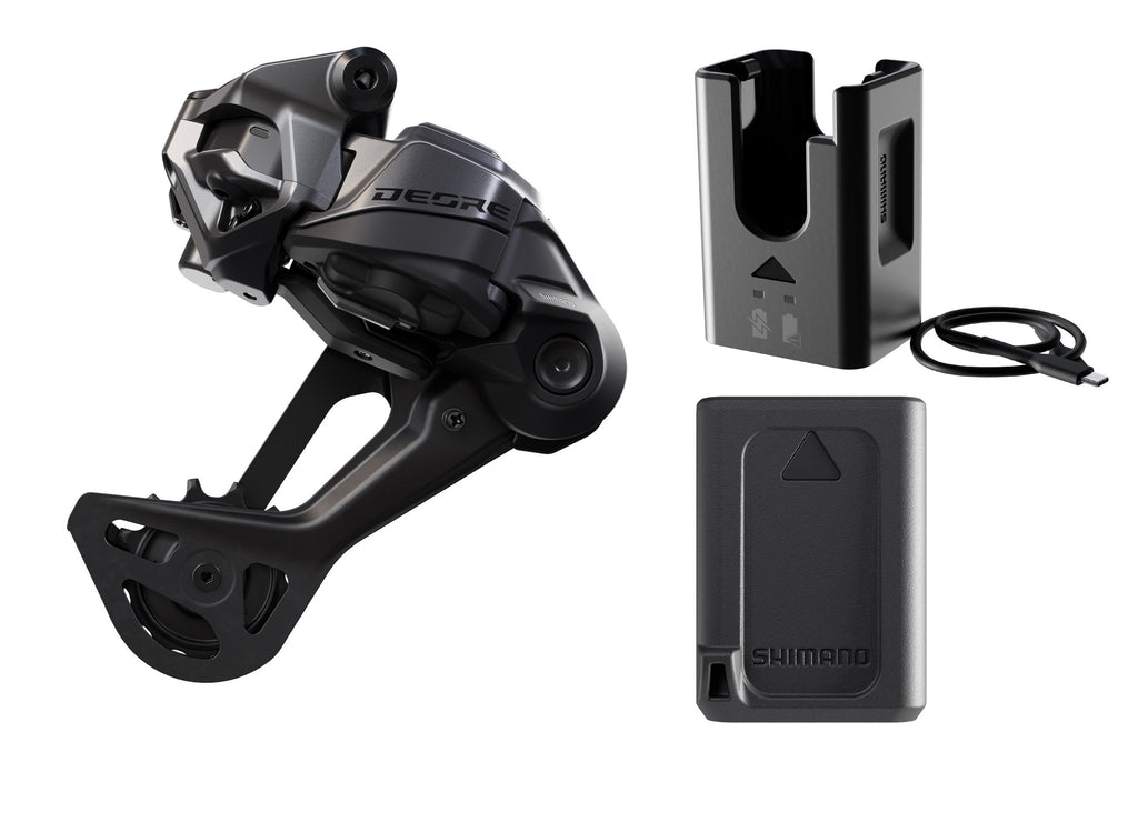 CAMBIO TRASEIRO DEORE RD-M6250 SGS 12V + CARREGADOR-BATERIA