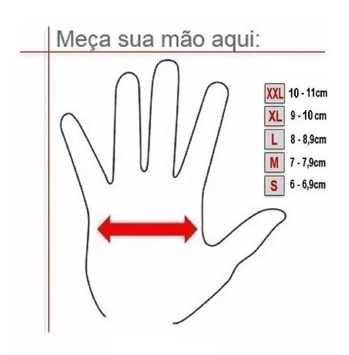 Luva Aberta Arbok Evolution Com Fecho - Gel