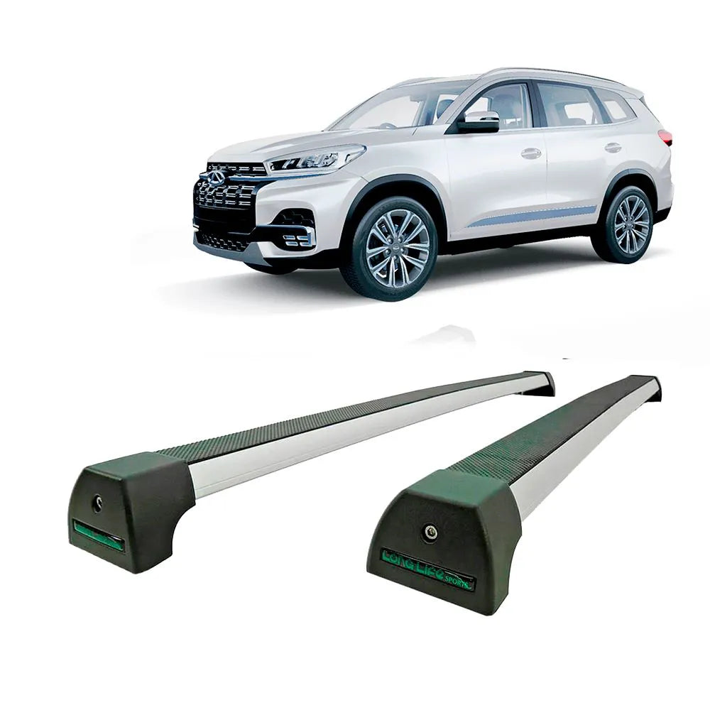 RACK DE TETO LONG LIFE SPORT ALUM TIGGO 8 2020+ - C/ LONG INT. (ATGO8)