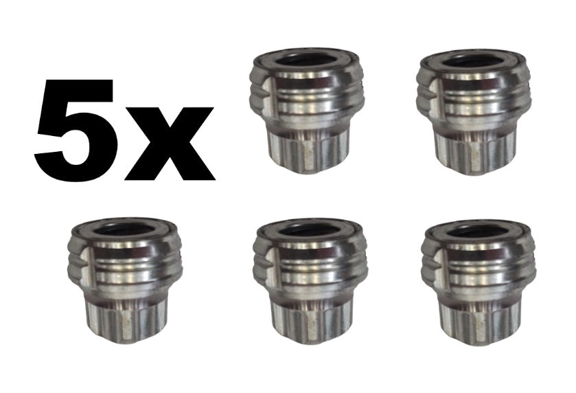 5 CASTELOS PARA CUBO CONTRA PEDAL DE ENCAIXE VELAMOS