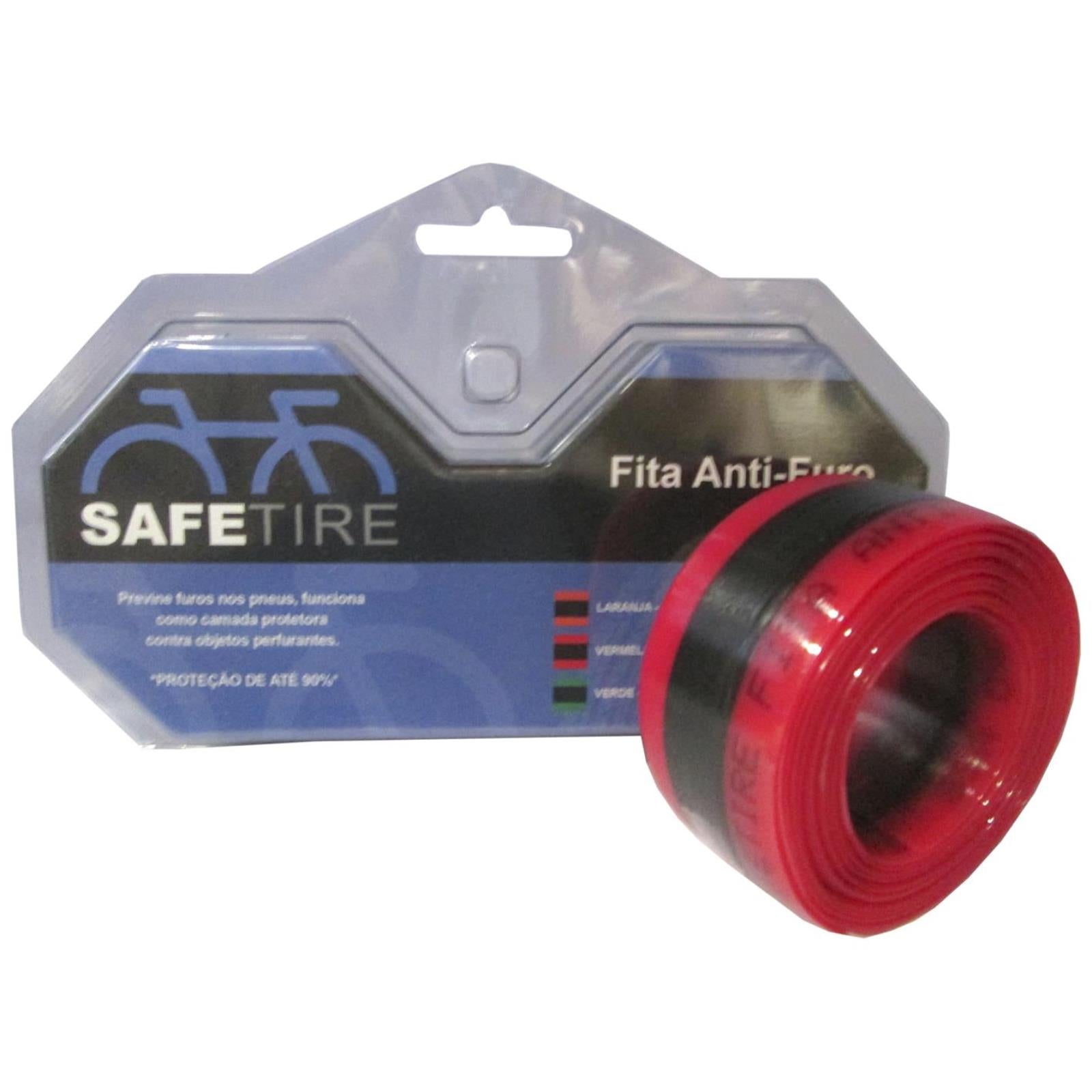 FITA ANTI-FURO SAFE TIRE 31MM PARA PNEU 26 PAR - VERMELHO