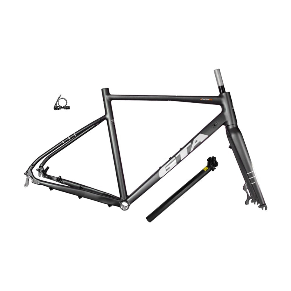 QUADRO GRAVEL 54 COM GARFO E CANOTE - GRAFITE