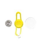 Buzina Silicone Pato Com Capacete Cromado