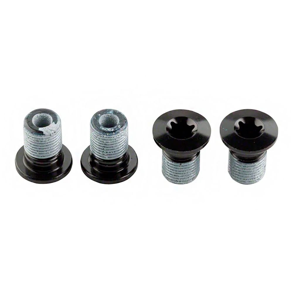 KIT 4 PARAFUSOS DE ENGRENAGEM MAIOR P/ PEDIVELA FC-M8000 DUPLO - PRATA