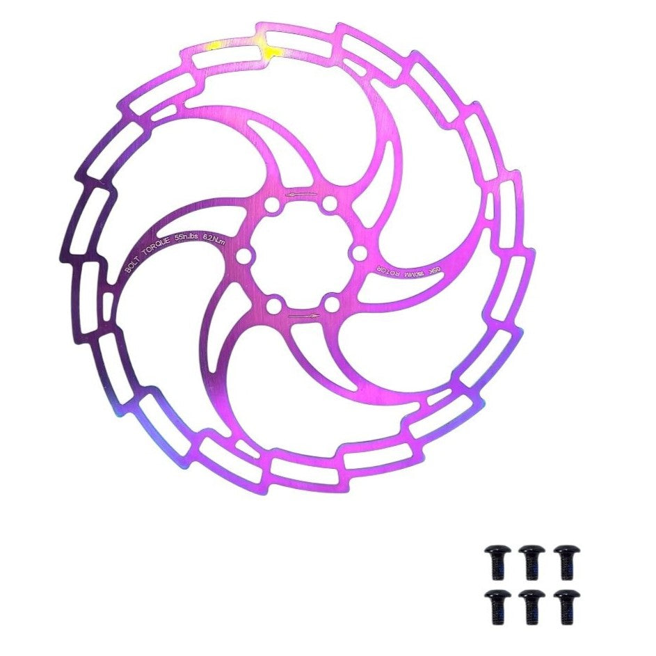 DISCOS ROTOR 180MM  6 PARAFUSOS  - RAINBOW PAR