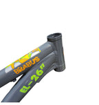 QUADRO ELLEVEN BRABUS FREERIDE 26X13,5 CINZA/VERDE/LARANJA