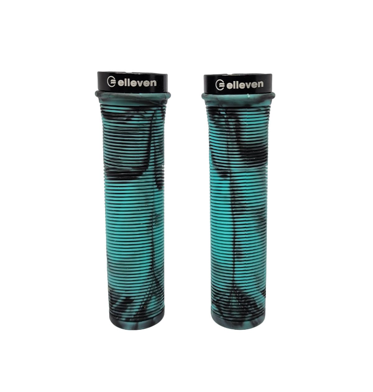 MANOPLA ELLEVEN MTB BORRACHA CAMUFLADA COM TRAVA 130MM