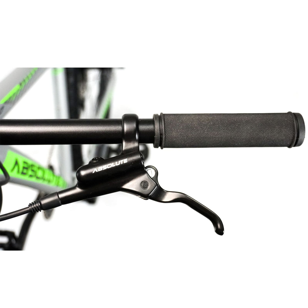 BICICLETA 29 ABSOLUTE WILD PRO 11V HIDRÁULICO C/ TRAVA - PRATA/VERDE - (M - 17)