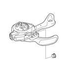 UNIDADE INTERNA PARA ALAVANCA DE CÂMBIO SHIMANO XT SL-M770 DIREITO (Y6MP98010)