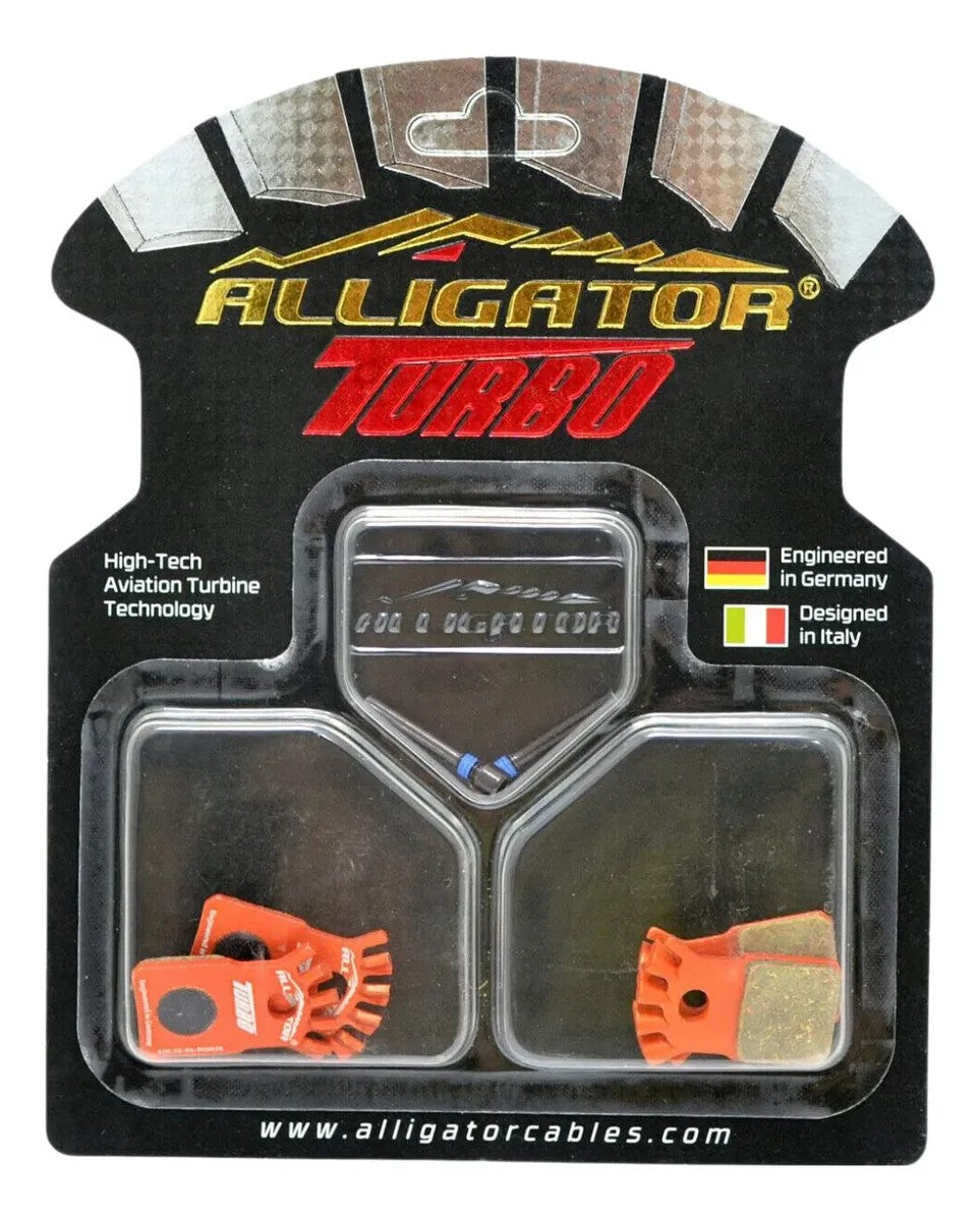 PASTILHA FREIO SEMI METALICA ALLIGATOR TURBO MAGURA 4PI