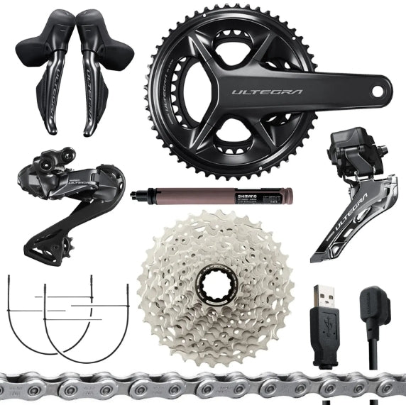 GRUPO SHIMANO ULTEGRA DI2 R8170 2X12V COMPLETO 170MM -2024