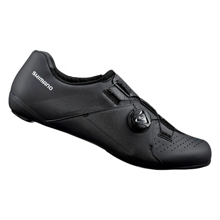 SAPATILHA SHIMANO RC300 SPEED FIBRA DE VIDRO C/ BOA (ESHXC100MGR01S4700G) - PRETO / 39 (Brasil)