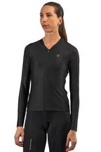 CAMISA DE CICLISMO FREE FORCE FEMININA MANGA LONGA TRAINING DARK 2024