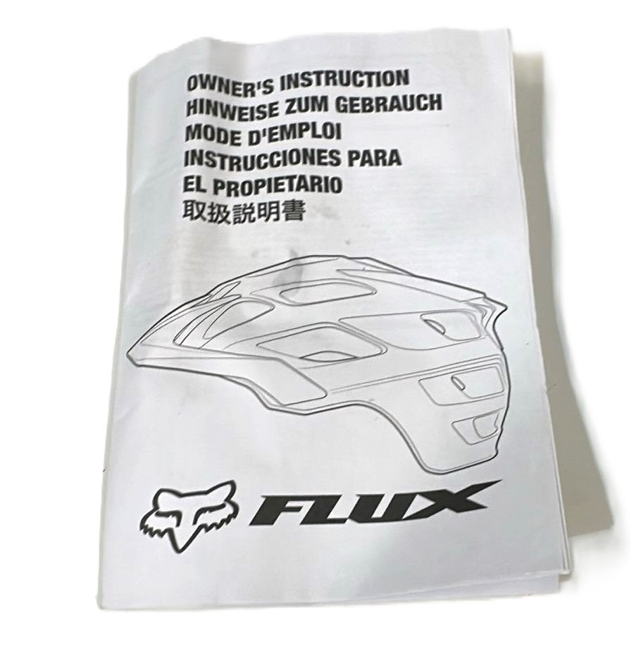 JOGO DE ESPUMAS PARA FORRO DE CAPACETE FOX FLUX ORIGINAL - PRETO S/M