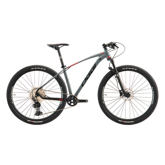 BICICLETA 29 OGGI BIG WHEEL 7.3 SHIMANO DEORE 12V (2024) - GRAFITE/PRETO/VERMELHO / 19