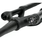 SUSPENSÃO DE BICICLETA 29/275 MANITOU MACHETE COMP 100MM BOOST C/ TRAVA REMOTA - PRETO - TAPERED