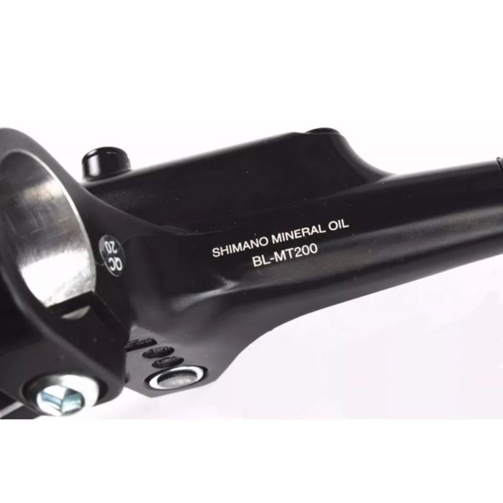 KIT FREIO DISCO SHIMANO HIDRÁULICO MT200 (PAR) - PRETO