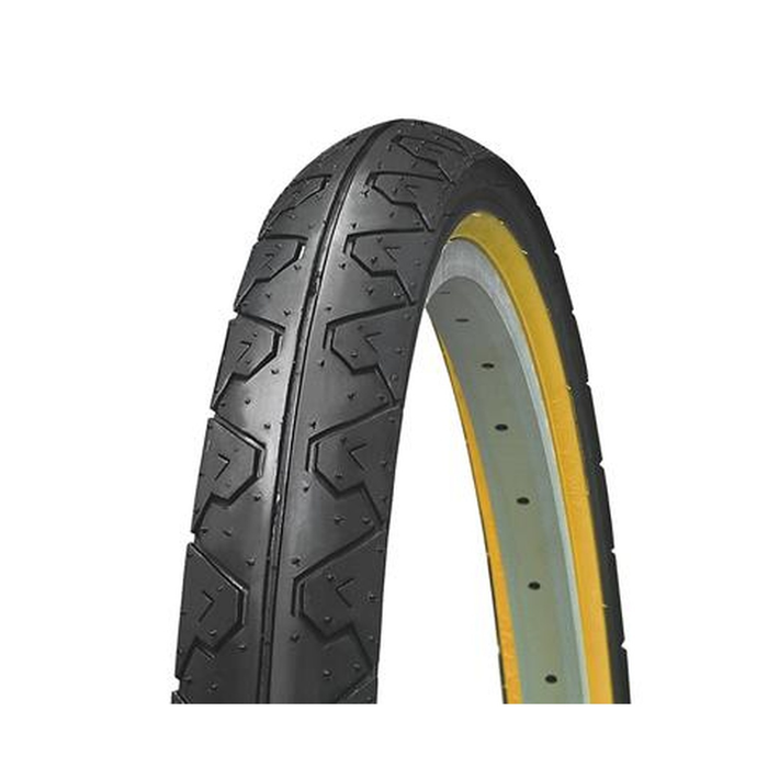 PNEU 26X1 1/2X2 KENDA K90 SLICK - PRETO/AMARELO