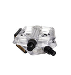 PEDAL PLATAFORMA 9/16 ESFERADO ACRÍLICO COM REFLETOR TRANSPARENTE