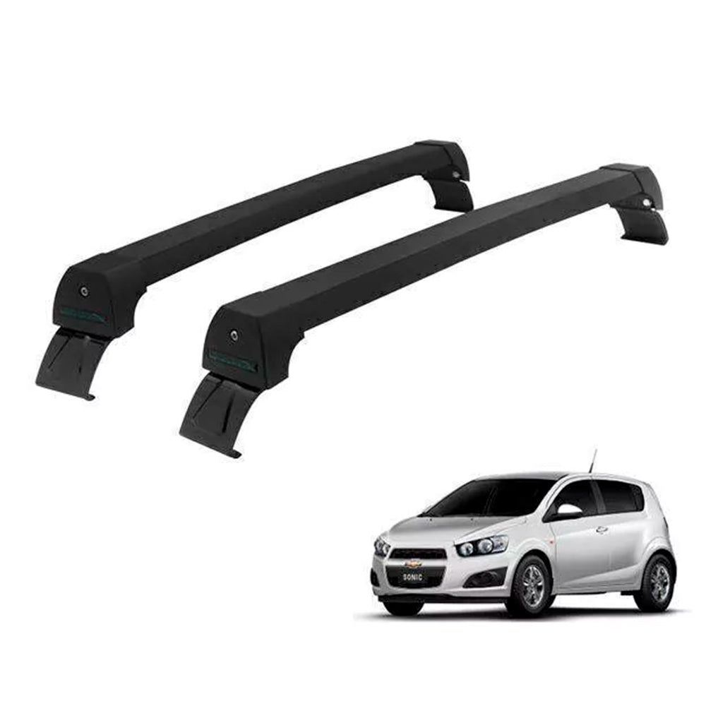 RACK LONG LIFE SPORT ALUM. PRETO P/ CHEVROLET SONIC (PSo)
