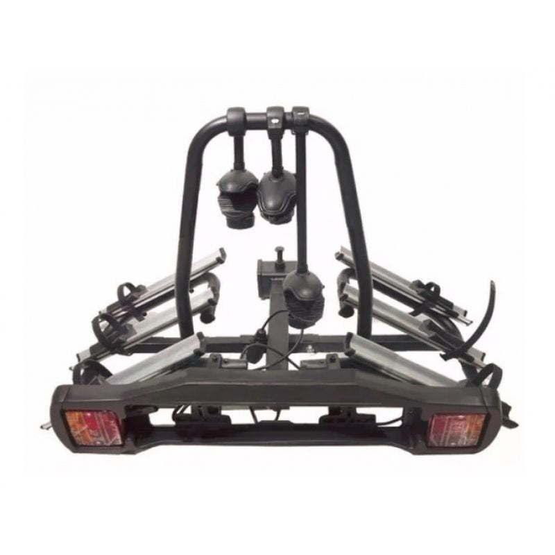 TRANSBIKE ALUMÍNIO ENGATE REBOQUE TIPO PLATAFORMA 3 BIKES - PRATA