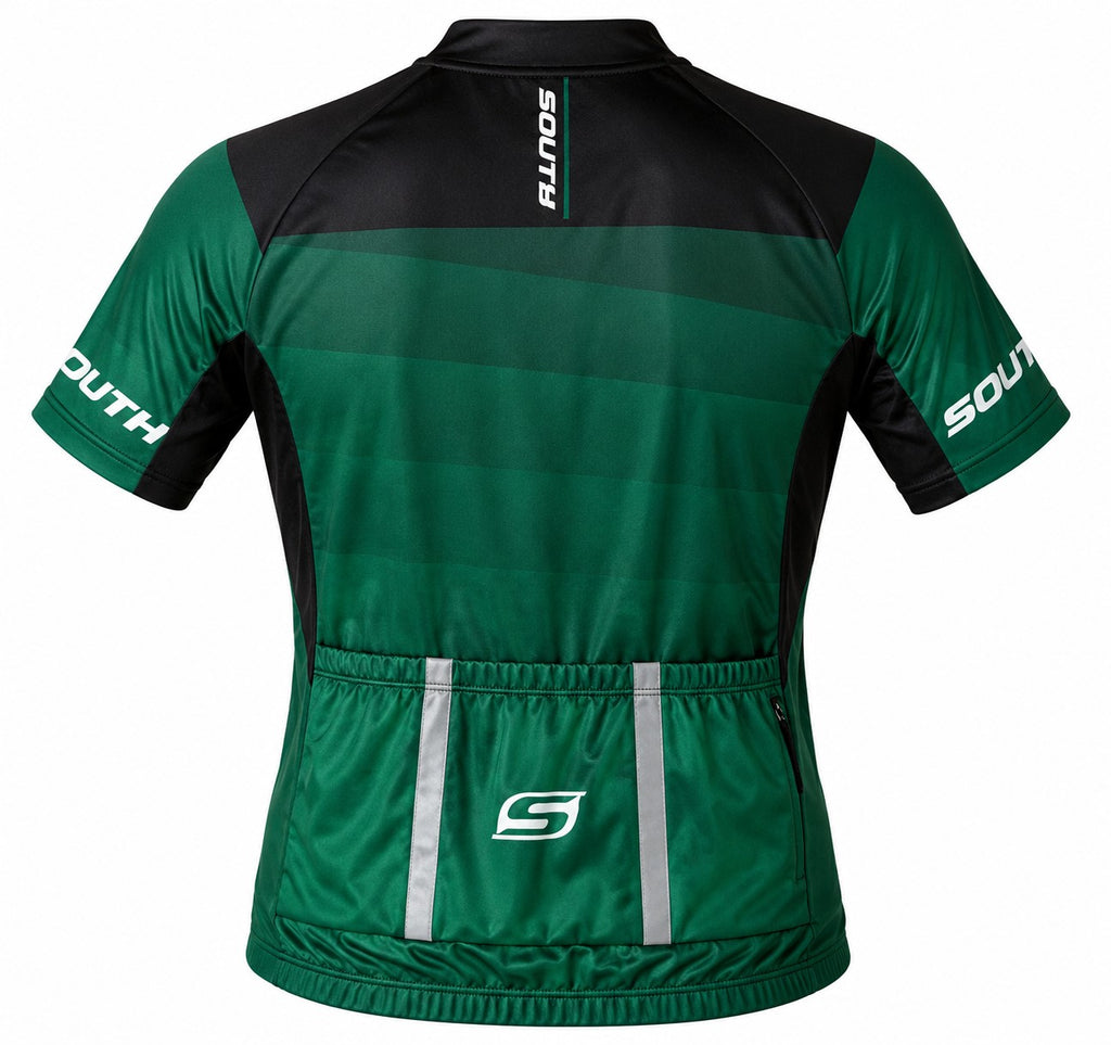 CAMISA CICLISMO REFACTOR SOUTH PRETO/VERDE