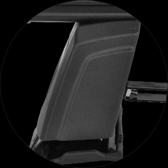 RACK DE TETO LONG LIFE STEEL P/ ARGO E NOVO UNO- 4 PORTAS (SEM LONGARINA) (SAU) - PRETO