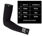 Manguito HUPI Run Preto Proteção UV50+ / M
