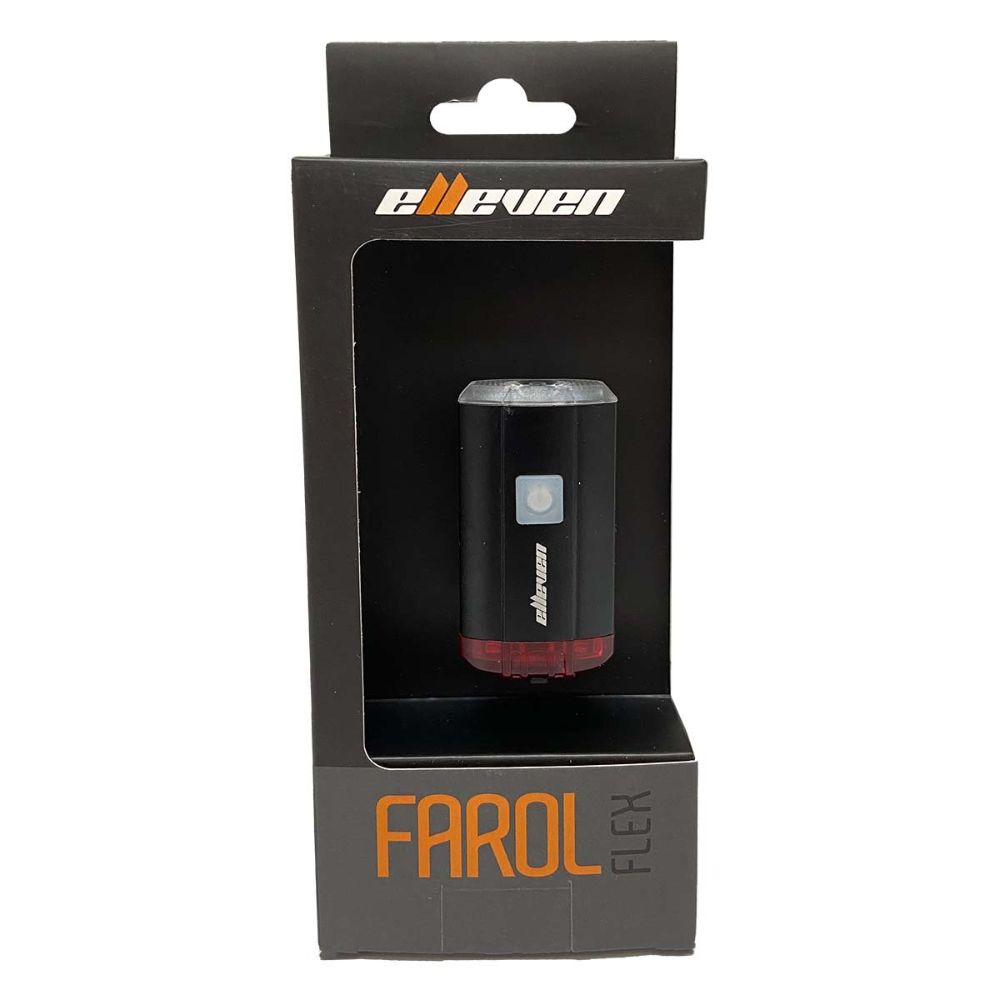 FAROL ELLEVEN FLEX 2 EM 1 COM VISTA LIGHT - PRETO