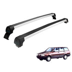 RACK DE TETO LONG LIFE SPORT ALUM. P/ FIAT UNO/MILLE/PREMIO/ELBA S/ LONG - 4 PORTAS ATÉ 2010 (AF-4) - PRATA