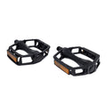 Pedal Plataforma Aluminio 9/16 Com Refletor Preto