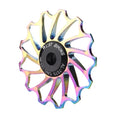 ROLDANA CAMBIO TRASEIRO ALUMINIO 7075 ROLAMENTO CERAMICA 11T RAINBOW