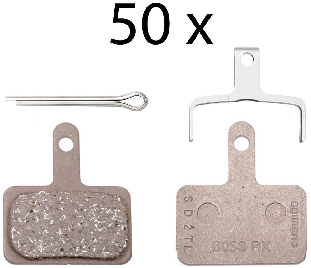 PASTILHA FREIO SHIMANO B05S COM 3 TIPOS DE PINO 25 PARES