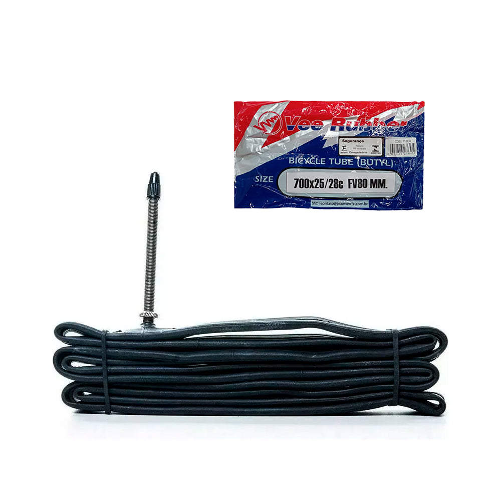 Câmara 700x25/28 Vee Rubber Cliencherfv 80mm Fv Valvula Fina