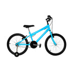 BICICLETA 16 AÇO C/ RODA LATERAL E ARO ALUMÍNIO FEMININA