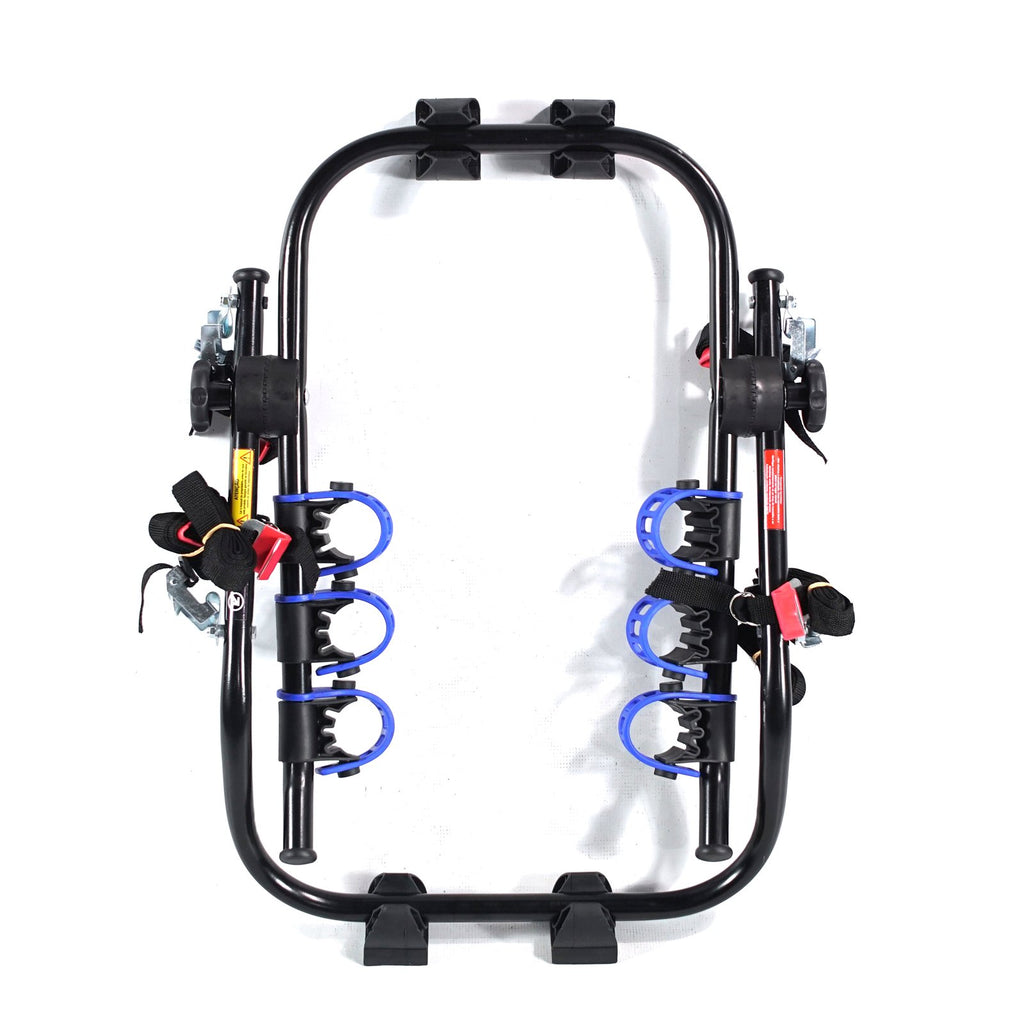 TRANSBIKE TRIZ CARD AÇO PARA PORTA MALAS C/ SEPARADOR P/ 3 BIKES