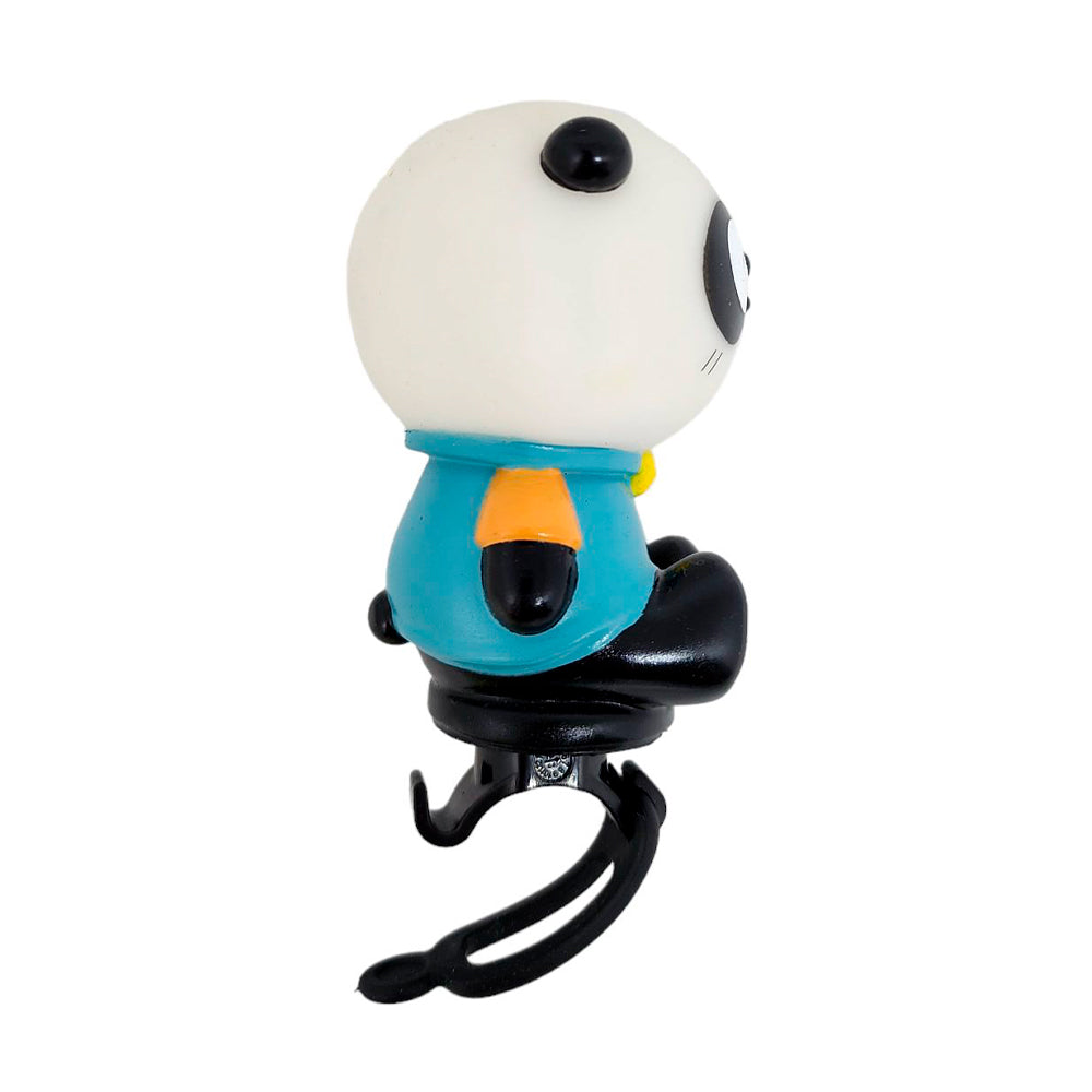 BUZINA CAMPAINHA ELLEVEN PANDA SILICONE - PRETO/BRANCO