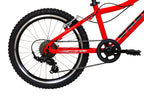 BICICLETA 20 CALOI WILD XS SHIMANO 7V VERMELHO