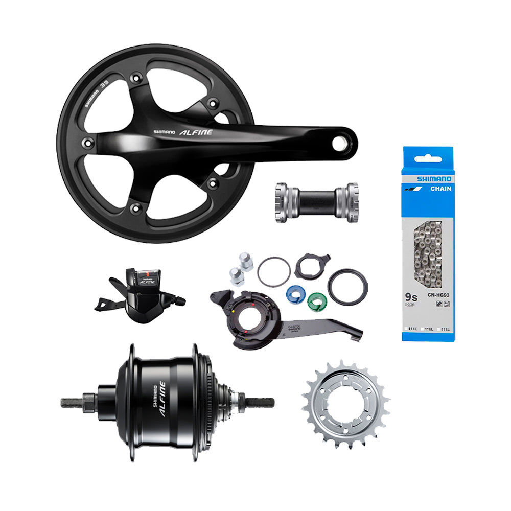 GRUPO SHIMANO ALFINE INTER 11 BLACK