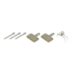 PASTILHA FREIO SHIMANO B05S COM 3 TIPOS DE PINO 25 PARES