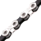 Corrente Kmc X10 1/2x11/128 116 Elos 10v - Prata/Preto