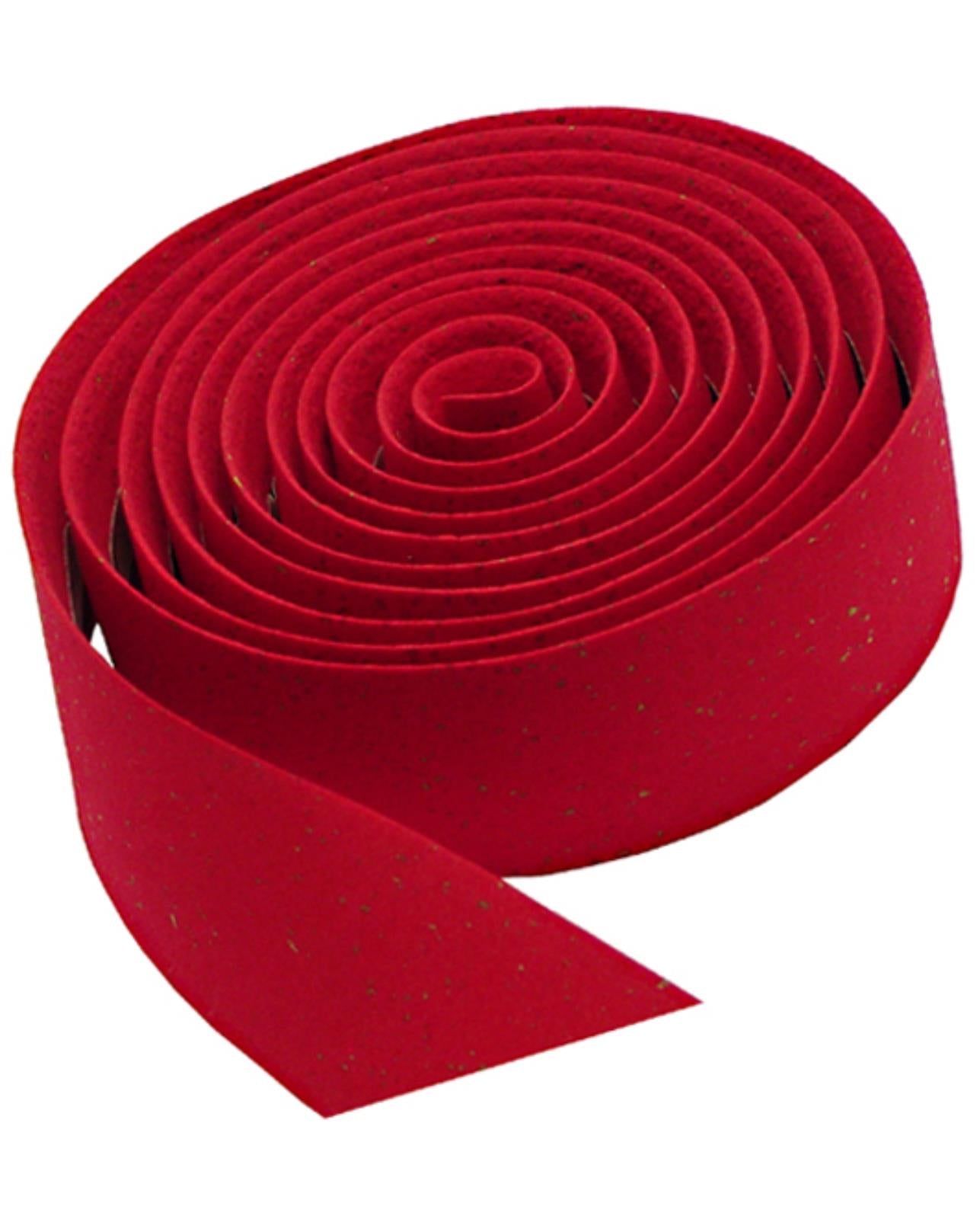 FITA DE GUIDÃO EVA C/ PLUG CROMADO - VERMELHO