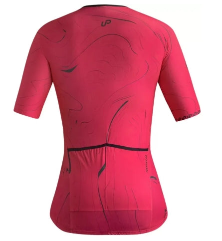 CAMISA CICLISMO UP APPAREL FEMININA CITY PINK