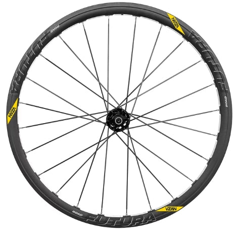 RODAS 700 VZAN FUTURA DISC 24F HG SHIMANO ROLAM TUBELESS - PRETO - 24F