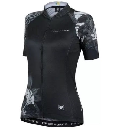 Camisa Ciclismo Free Force Sport Hibis Feminina
