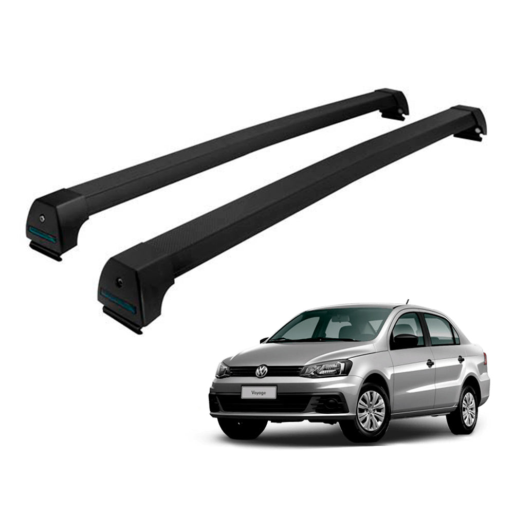 RACK DE TETO LONG LIFE SPORT ALUM. P/ VOYAGE G7 A PARTIR DE 2009 FIXA NO FRISO (PG-5)