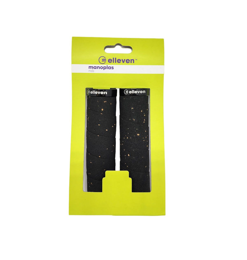 MANOPLA ELLEVEN MTB EM EVA COM TRAVA 130MM PRETA